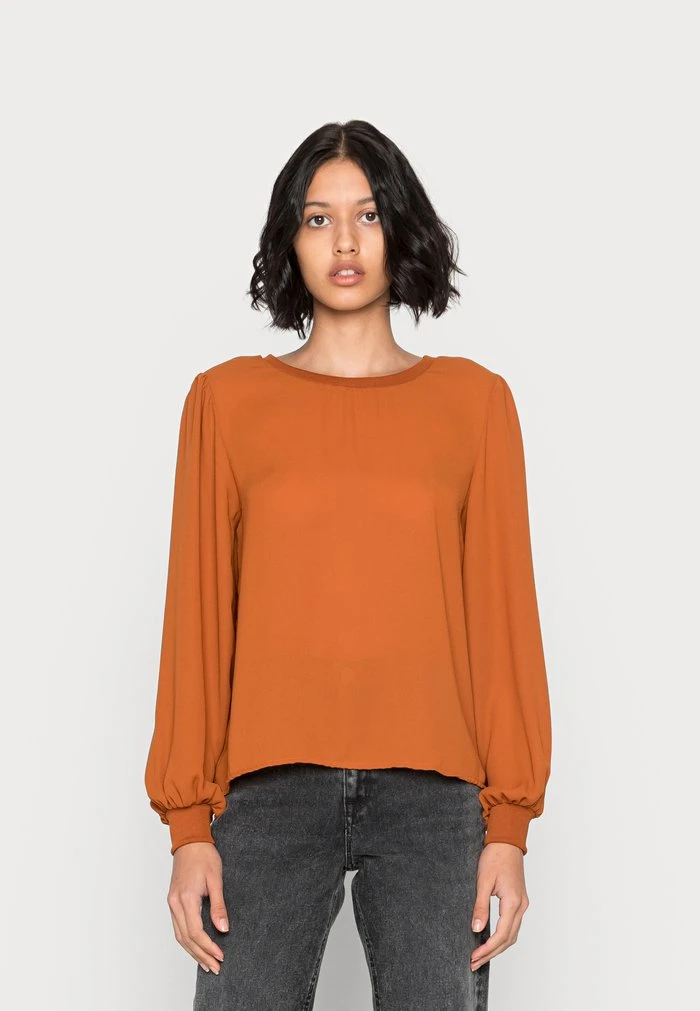 JDYKALUA TOP - Blouse - Leather Brown 1 JDYKALUA TOP - Blouse - Leather Brown