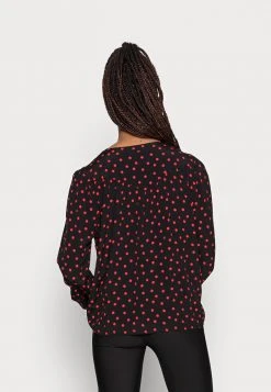 JDY MUNTE - Blouse - Black/red -JDY Soldes Magasin a02bb897b216453db89e05ff9ad6cbc9