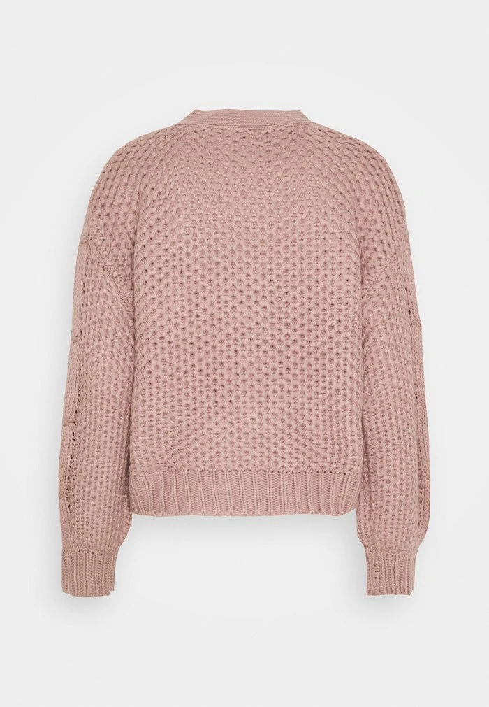 JDYJULIA CABLE CARDIGAN - Gilet - Woodrose 2 JDYJULIA CABLE CARDIGAN - Gilet - Woodrose – Image 2