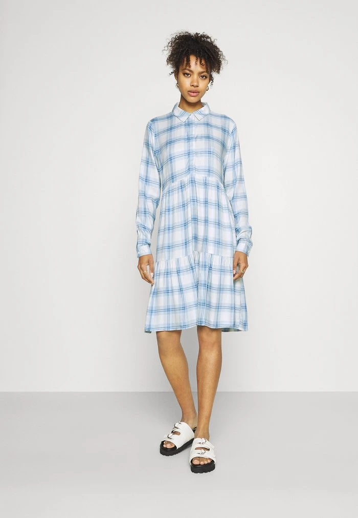 JDYSTAY BELOWKNEE SHIRT DRESS - Robe Chemise - Cashmere Blue 1 JDYSTAY BELOWKNEE SHIRT DRESS - Robe Chemise - Cashmere Blue