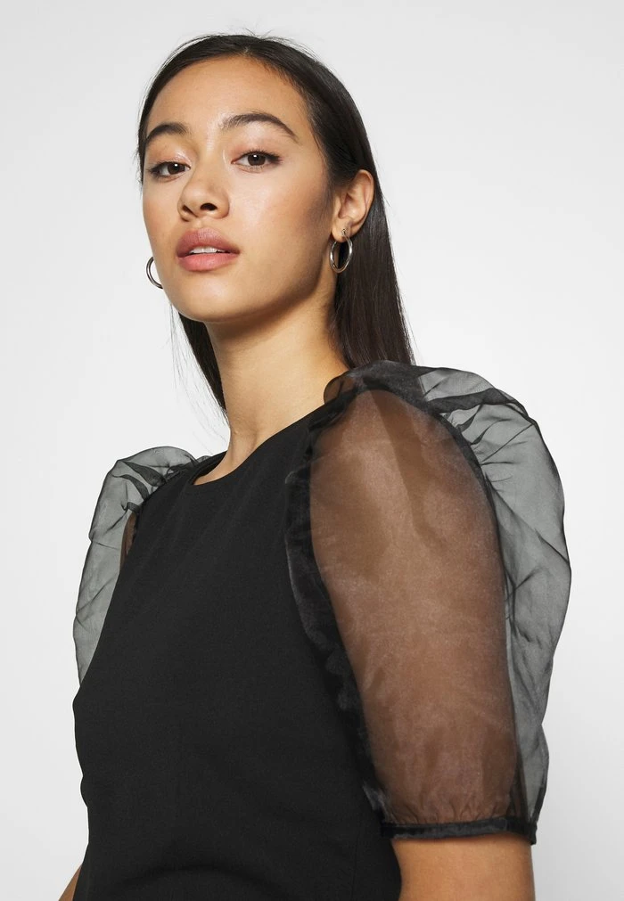 JDYBERNADETTE PUFF SLEEVE DRESS - Robe Fourreau - Black 4 JDYBERNADETTE PUFF SLEEVE DRESS - Robe Fourreau - Black – Image 4