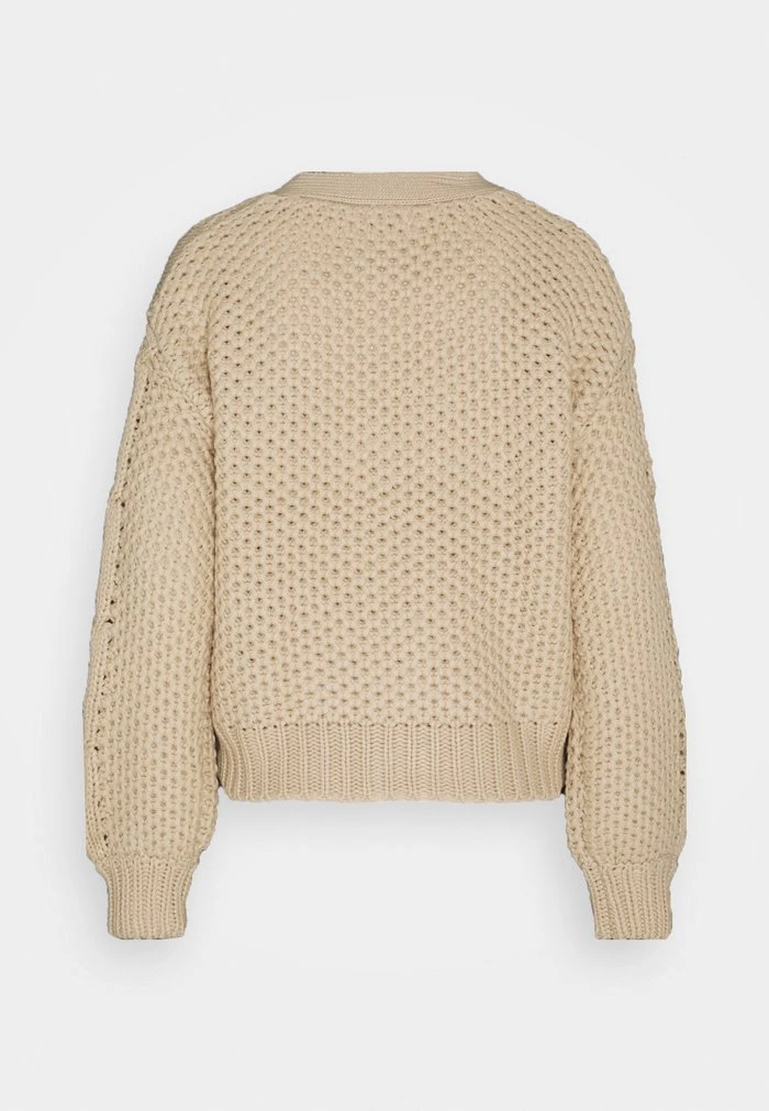 JDYJULIA CABLE CARDIGAN - Gilet - Cement 2 JDYJULIA CABLE CARDIGAN - Gilet - Cement – Image 2