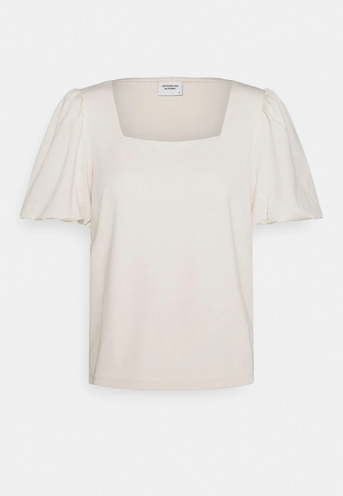 JDYDICTE PUFF SLEEVE - Blouse - White Sand 1 JDYDICTE PUFF SLEEVE - Blouse - White Sand