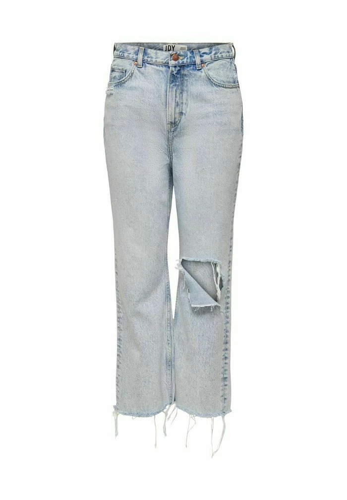 STRAIGHT FIT JDYDICHTE HW WIDE RAW - Jean Flare - Light Blue Denim 6 STRAIGHT FIT JDYDICHTE HW WIDE RAW - Jean Flare - Light Blue Denim – Image 6
