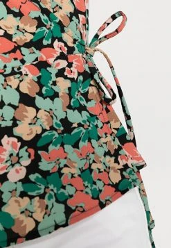 JDYSU WRAP - Blouse - Black/green -JDY Soldes Magasin a477f500926b4b3782404264252fe9bb