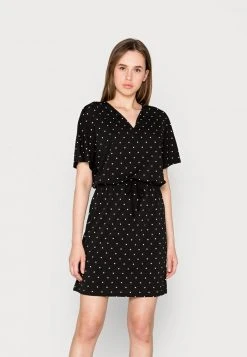 JDYALINA DRESS - Robe De Jour - Black/cloud Dancer