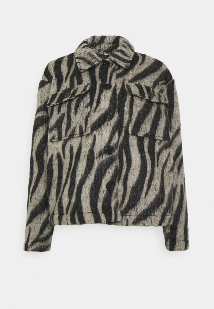 JDYLOLES ANIMAL SHIRT SHACKET - Veste Légère - Siple Taupe/black 5 JDYLOLES ANIMAL SHIRT SHACKET - Veste Légère - Siple Taupe/black – Image 5