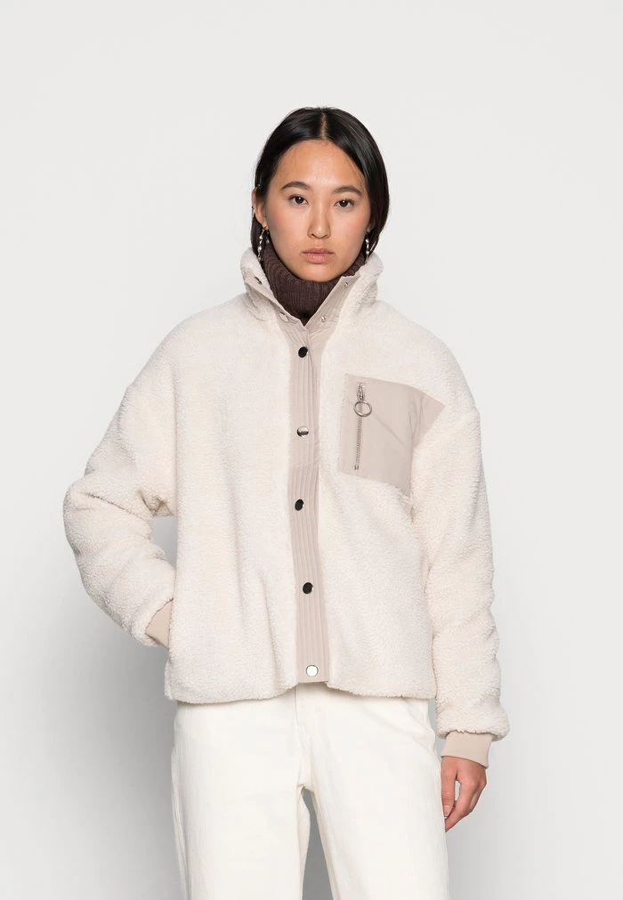 JDYDINGO JACKET - Veste D'hiver - Whitecap Gray Simply Taupe 1 JDYDINGO JACKET - Veste D'hiver - Whitecap Gray Simply Taupe