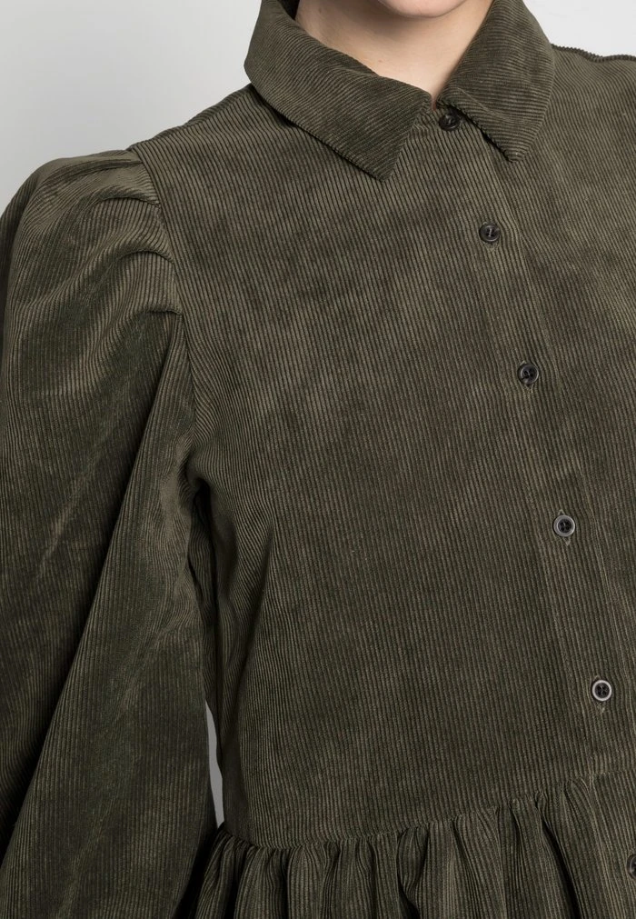 JDYULE SOFI PUFF SLEEVE BELT DRESS - Robe Chemise - Forest Night 5 JDYULE SOFI PUFF SLEEVE BELT DRESS - Robe Chemise - Forest Night – Image 5