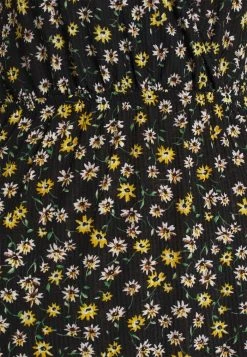 JDYGITTE SVAN CAPSLEEVE DRESS - Robe De Jour - Black /yellow -JDY Soldes Magasin a96b434982aa4bbd976297d136f3b7a6