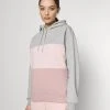 JDYLINE LIFE BLOCK HOOD - Sweatshirt - Light Grey Melange
