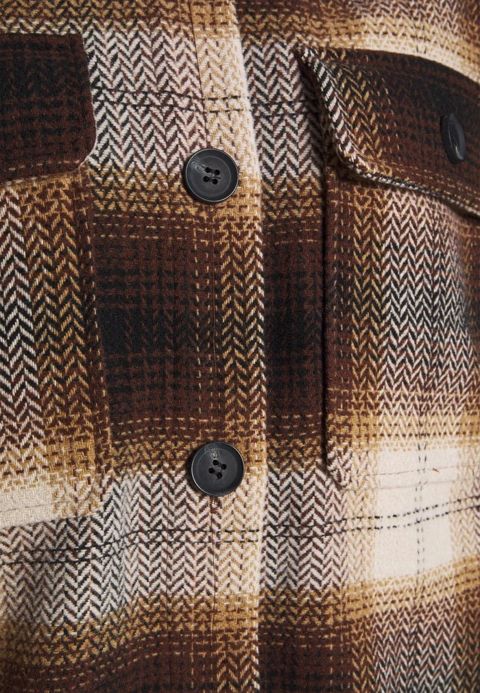 JDYTOBY CHECK SHIRT JACKET - Veste Légère - Chicory Coffee/oyster Gray 3 JDYTOBY CHECK SHIRT JACKET - Veste Légère - Chicory Coffee/oyster Gray – Image 3