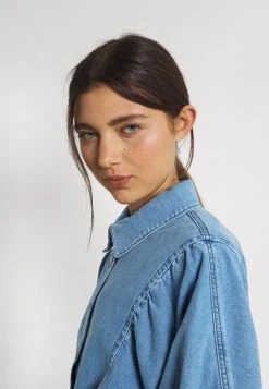 JDYSIA LIFE OVERSIZED PUFF SHIRT - Chemisier - Light Blue Denim -JDY Soldes Magasin abf9af3c7048453a9329ec13531775e2