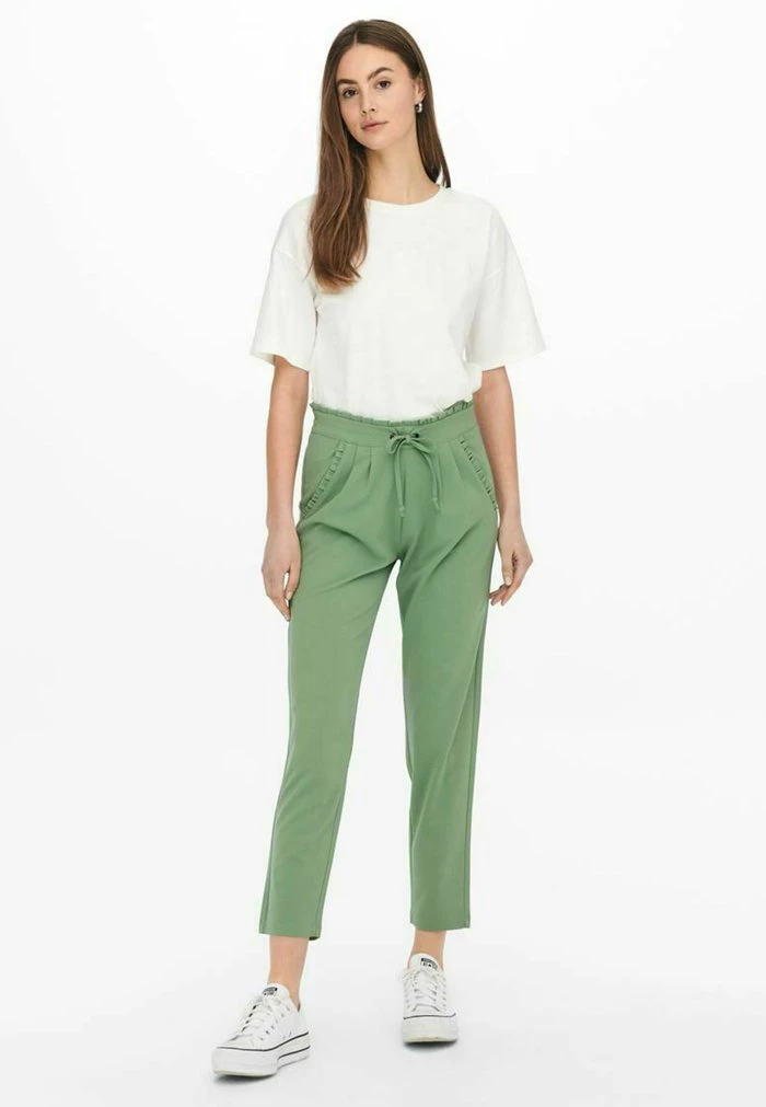 JDYCATIA NEW PANT JRS NOOS - Pantalon De Survêtement - Basil 2 JDYCATIA NEW PANT JRS NOOS - Pantalon De Survêtement - Basil – Image 2