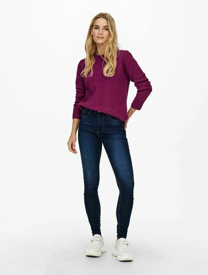 JDY Pullover - Raspberry Radiance 2 JDY Pullover - Raspberry Radiance – Image 2