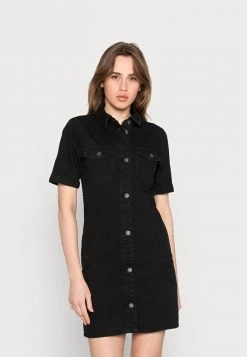 JDYNEWSANNA DRESS - Robe En Jean - Black Denim