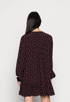 JDY MUNTE LONG - Robe De Jour - Black High Risk Red Polka Dot -JDY Soldes Magasin ae453d70e4644aae8f0433c209ee41dc