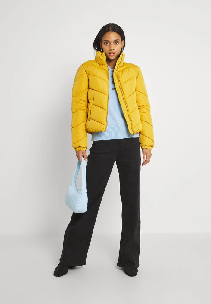 JDYFINNO - Veste D'hiver - Light Gold Zip 2 JDYFINNO - Veste D'hiver - Light Gold Zip – Image 2