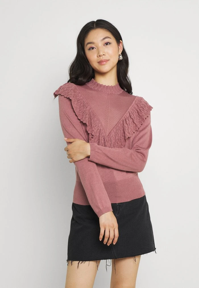 JDYSILVIA LIFE FRILL - Pullover - Nostalgia Rose 1 JDYSILVIA LIFE FRILL - Pullover - Nostalgia Rose