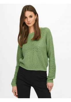 JDY EINFARBIGER - Pullover - Basil -JDY Soldes Magasin b2888712ee14471ea5fe78e560b13b35