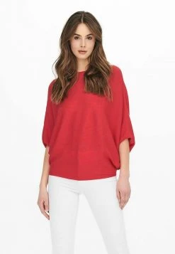 JDY BEHAVE BATSLEEVE - Pullover - Hibiscus