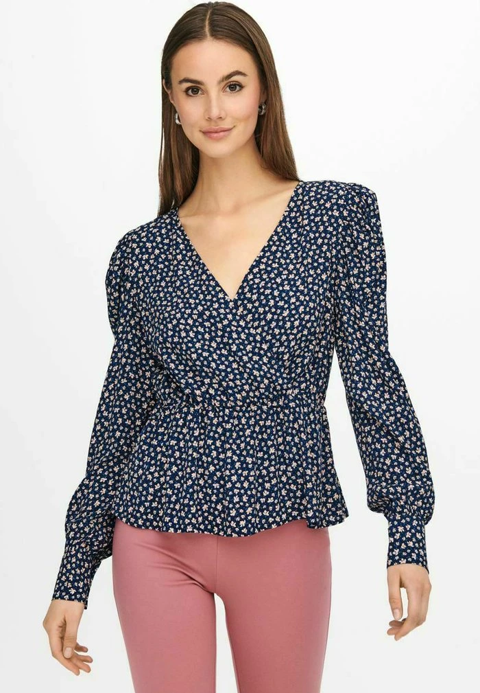 JDY MIT LANGEN ÄRMELN - Blouse - Sky Captain 4 JDY MIT LANGEN ÄRMELN - Blouse - Sky Captain – Image 4