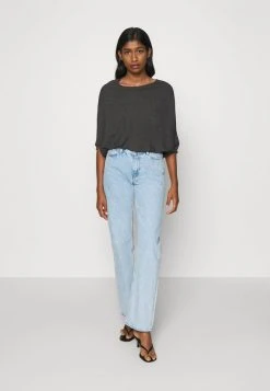 JDY BEHAVE BATSLEEVE - Pullover - Dark Grey Melange