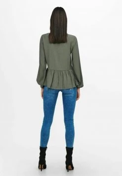 JDY LANGÄRMELIGES - Blouse - Basil -JDY Soldes Magasin b4bd261925a84ae3a8e0f9a361a6e36e