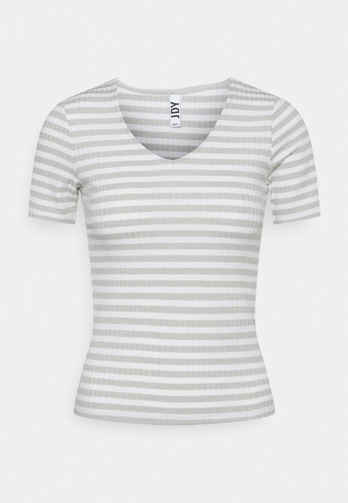 JDYFRANSISKA - T-shirt Imprimé - Mineral Gray/cloud Dancer 1 JDYFRANSISKA - T-shirt Imprimé - Mineral Gray/cloud Dancer