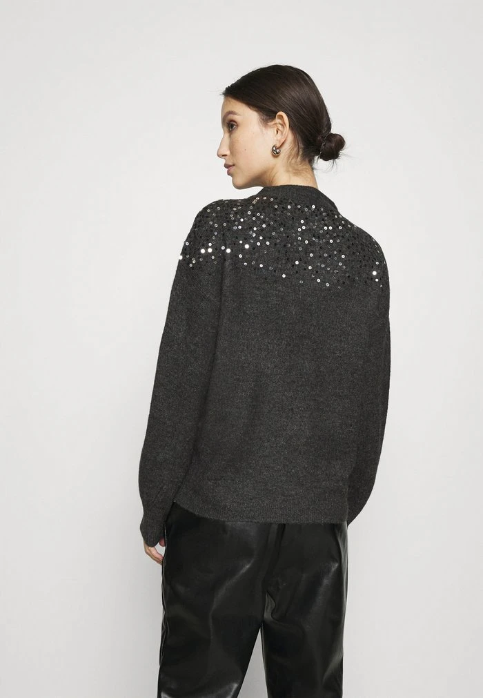 JDYNEWESTSPARKLE - Pullover - Dark Grey Melange 3 JDYNEWESTSPARKLE - Pullover - Dark Grey Melange – Image 3