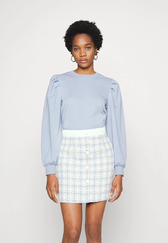 JDYMATHILDE - Sweatshirt - Blue Fog 1 JDYMATHILDE - Sweatshirt - Blue Fog