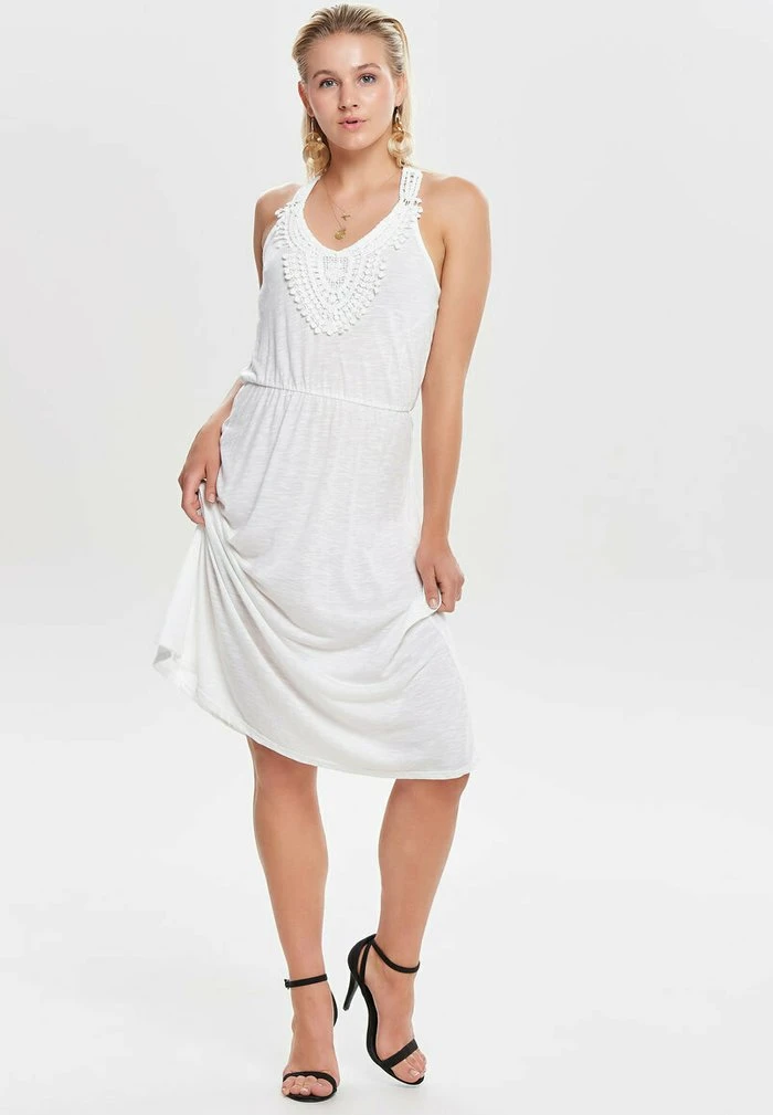 JDYDODO - Robe En Jersey - Offwhite 2 JDYDODO - Robe En Jersey - Offwhite – Image 2