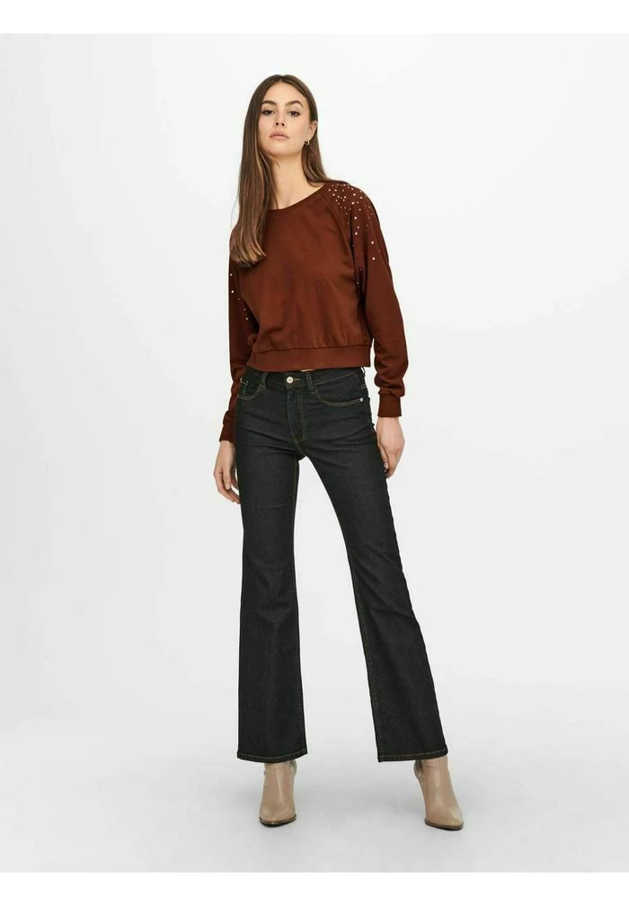 JDY Sweatshirt - Brown 2 JDY Sweatshirt - Brown – Image 2