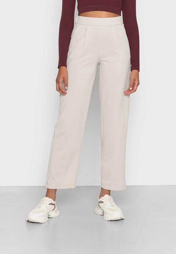 JDYCATIA LANEY WIDE PANT - Pantalon Classique - Chateau Gray 1 JDYCATIA LANEY WIDE PANT - Pantalon Classique - Chateau Gray