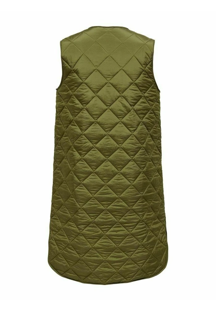 JDYAUGUSTA DIAMOND WAISTCOAT - Veste Sans Manches - Military Olive 8 JDYAUGUSTA DIAMOND WAISTCOAT - Veste Sans Manches - Military Olive – Image 8