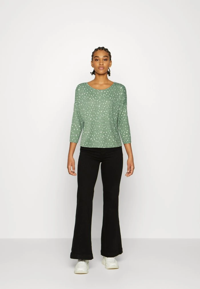 JDYTONSY SLEEVE - T-shirt à Manches Longues - Basil 2 JDYTONSY SLEEVE - T-shirt à Manches Longues - Basil – Image 2