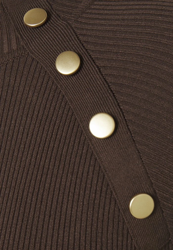 JDYPLUM BUTTON - Pullover - Chocolate Brown 3 JDYPLUM BUTTON - Pullover - Chocolate Brown – Image 3