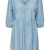 JDY 3/4 ÄRMELIGES - Robe En Jean - Medium Blue Denim