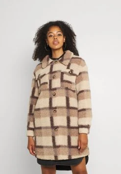 JDYELVIS TEDDY LONG JACKET - Manteau Classique - Nutmeg /beaver