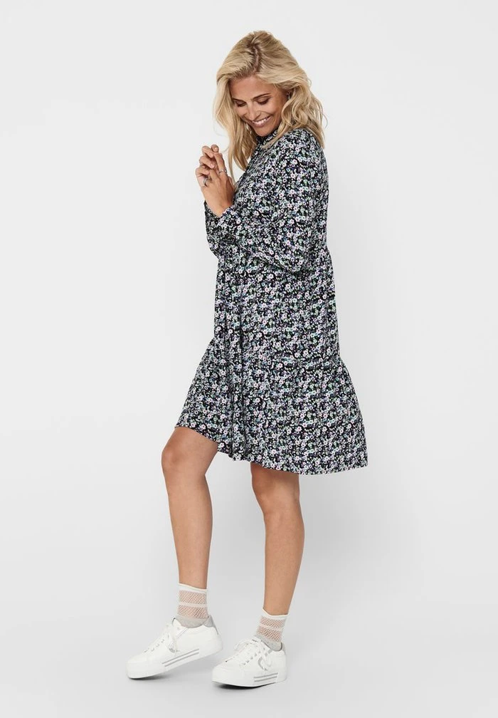 JDY BLUSENKLEID BEDRUCKTES - Robe Chemise - Black 2 JDY BLUSENKLEID BEDRUCKTES - Robe Chemise - Black – Image 2