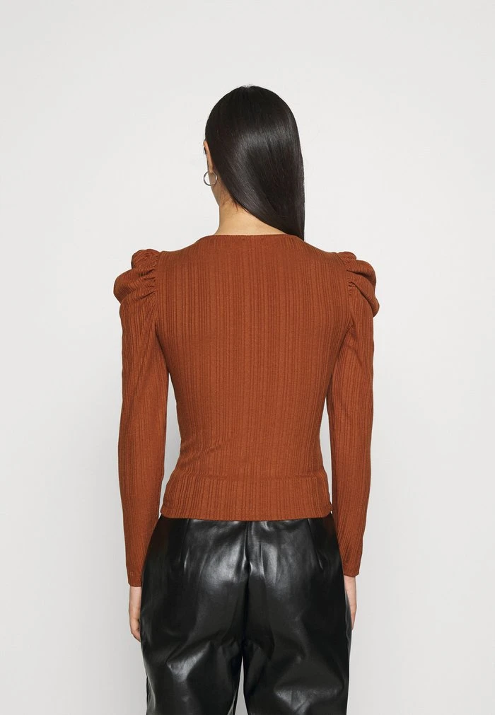 JDYANNA PUFF SLEEVE - T-shirt à Manches Longues - Mocha Bisque 3 JDYANNA PUFF SLEEVE - T-shirt à Manches Longues - Mocha Bisque – Image 3