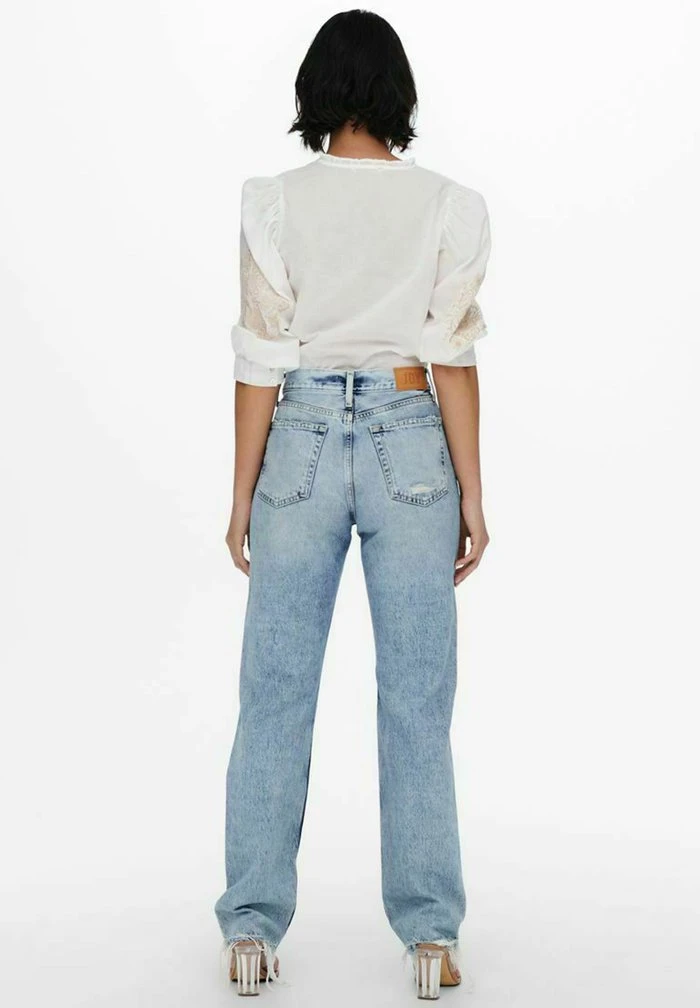 JDY LIFE HW - Jean Boyfriend - Light Blue Denim 3 JDY LIFE HW - Jean Boyfriend - Light Blue Denim – Image 3