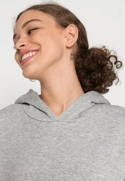 JDYPARIS LIFE HOOD DRESS - Robe De Jour - Light Grey Melange -JDY Soldes Magasin c52f50a22f774f048342c5fc67e54592