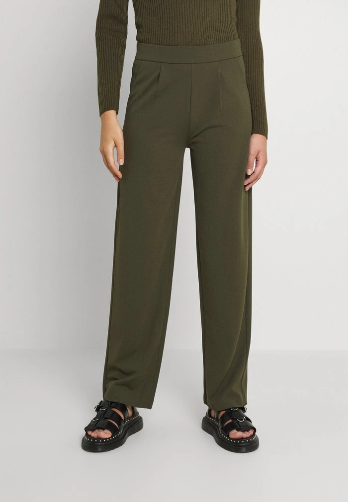 JDYCATIA LANEY WIDE PANT - Pantalon Classique - Deep Depths 1 JDYCATIA LANEY WIDE PANT - Pantalon Classique - Deep Depths