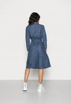 JDYSANSA LIFE LONG ASHAPE - Robe En Jean - Medium Blue Denim -JDY Soldes Magasin c669b99f7bda48bc87755d091de68671