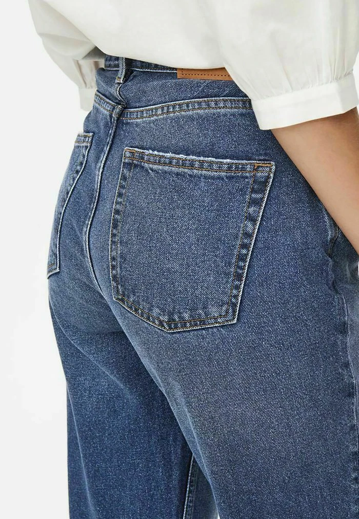 JDYDICHTE LIFE HW WIDE - Jean Boyfriend - Dark Blue Denim 4 JDYDICHTE LIFE HW WIDE - Jean Boyfriend - Dark Blue Denim – Image 4