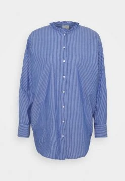 JDY BUBBLE LIFE FRILL LONG - Chemisier - Estate Blue/cloud Dancer 10 JDY BUBBLE LIFE FRILL LONG - Chemisier - Estate Blue/cloud Dancer -JDY Soldes Magasin c772821feefd4873a1a98a66c816be84