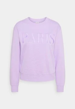 JDY TREATS - Sweatshirt - Pastel Lilac/paris Embroidery