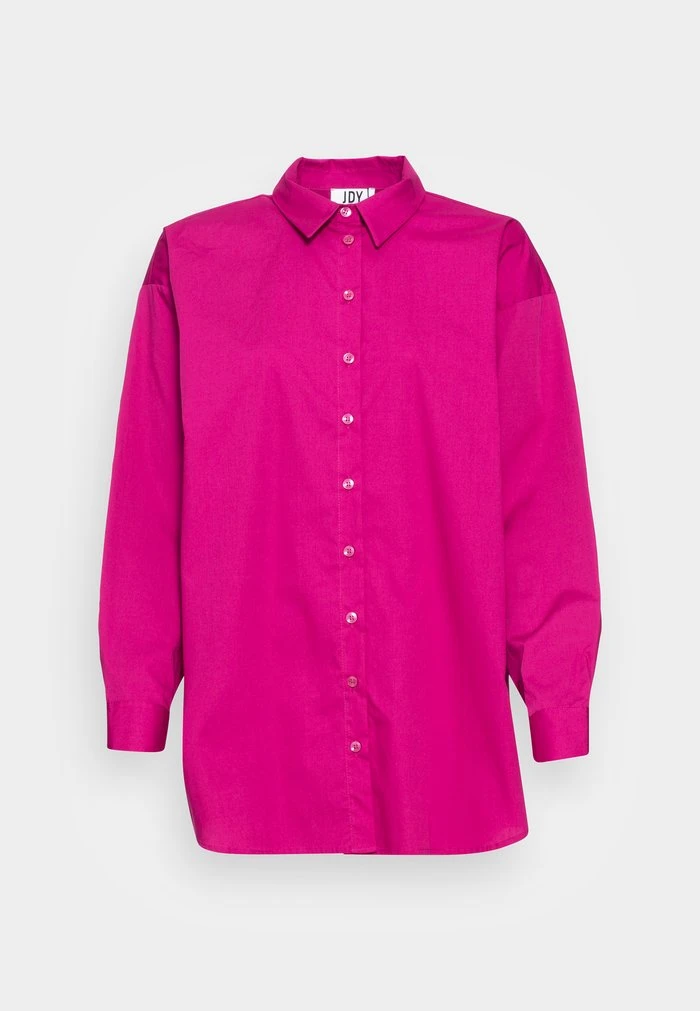 JDY MOLLY SOLID OVERSIZE SHIRT - Chemisier - Festival Fuchsia 4 JDY MOLLY SOLID OVERSIZE SHIRT - Chemisier - Festival Fuchsia – Image 4