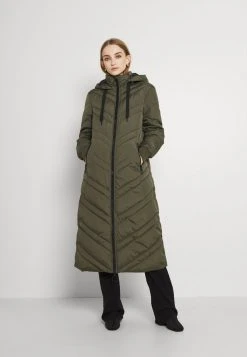 JDY Soldes Magasin 33 JDYSKY LONG PADDED HOOD JACKET - Veste D'hiver - Forest Night